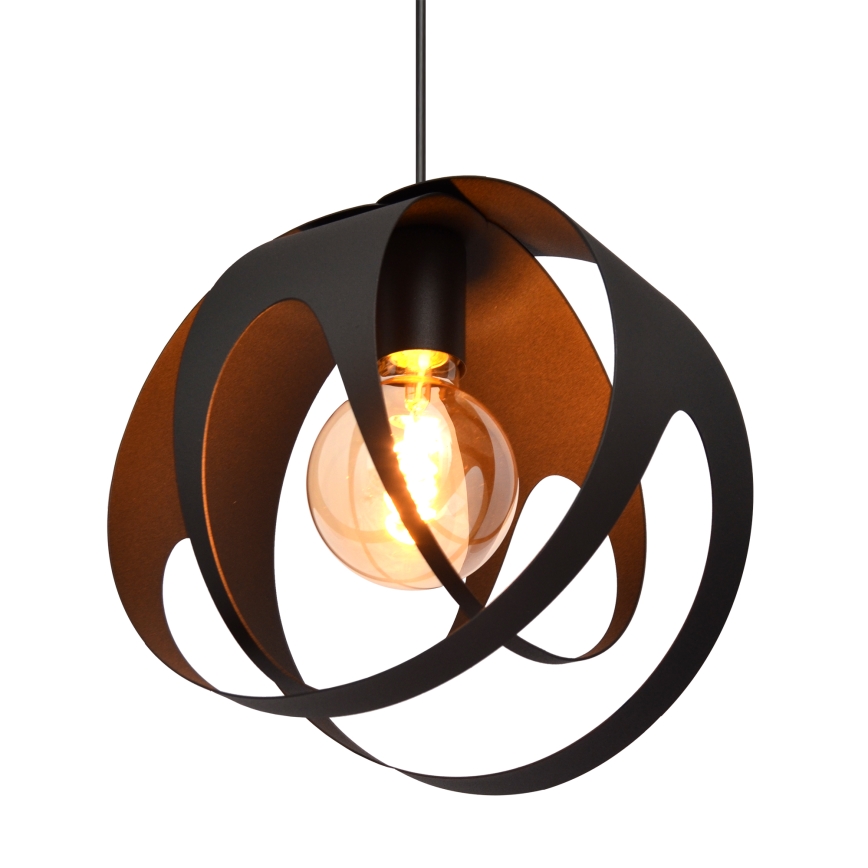 Hanglamp aan een koord MOONLIGHT 1xE27/15W/230V zwart