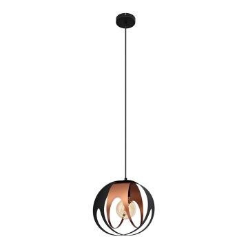 Hanglamp aan een koord MOONLIGHT 1xE27/15W/230V zwart/koper