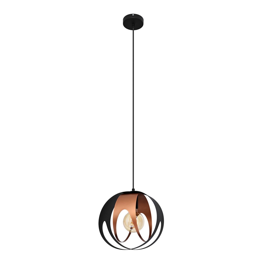 Hanglamp aan een koord MOONLIGHT 1xE27/15W/230V zwart/koper