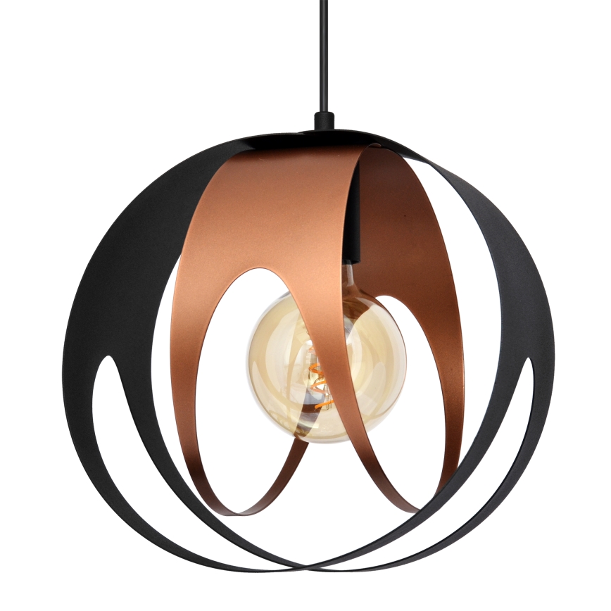 Hanglamp aan een koord MOONLIGHT 1xE27/15W/230V zwart/koper