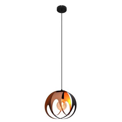 Hanglamp aan een koord MOONLIGHT 1xE27/15W/230V zwart/koper