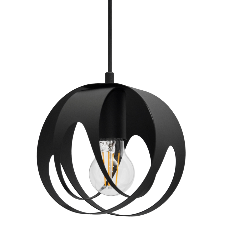 Hanglamp aan een koord MOONLIGHT 2xE27/15W/230V zwart