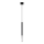 Hanglamp aan een koord MOSAIC 1xG9/12W/230V zwart/glanzend chroom