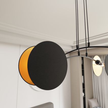 Hanglamp aan een koord MOTIF 4xE14/10W/230V zwart