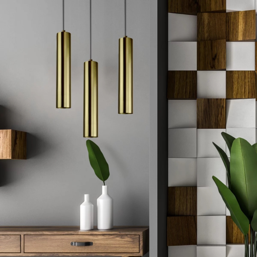 Hanglamp aan een koord NAPOLI 3xGU10/8W/230V