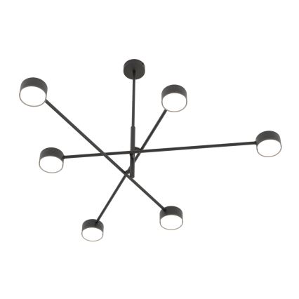 Hanglamp aan een koord NATSU 6xGX53/12W/230V zwart