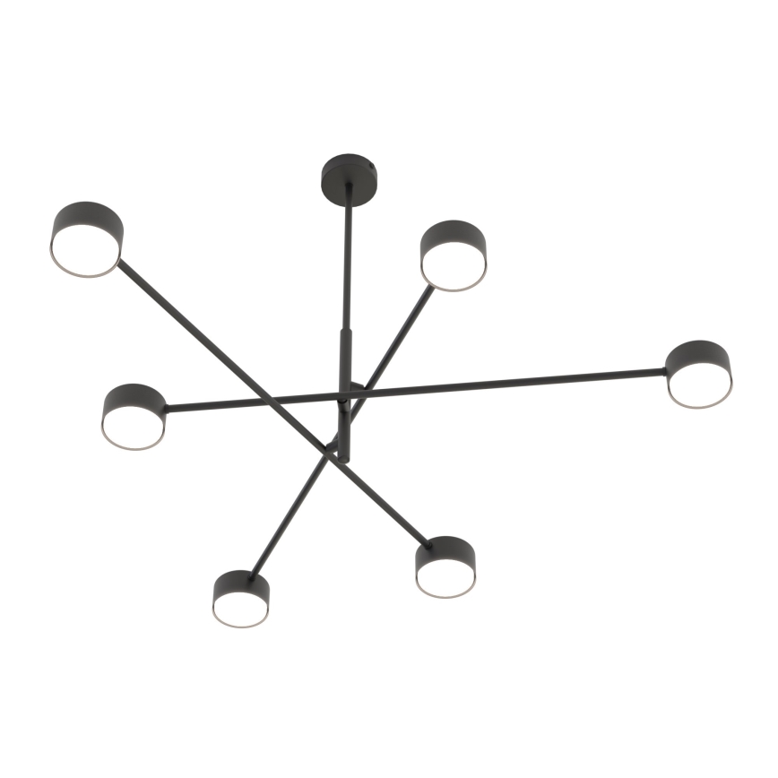 Hanglamp aan een koord NATSU 6xGX53/12W/230V zwart