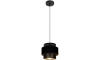 Hanglamp aan een koord NESS 1xE27/60W/230V zwart