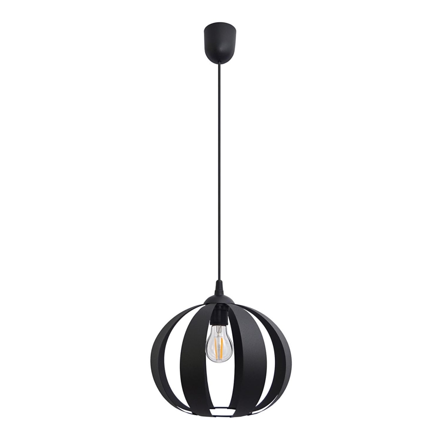 Hanglamp aan een koord NEWTON 1xE27/15W/230V zwart
