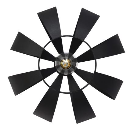 Hanglamp aan een koord NEWTON 1xE27/15W/230V zwart