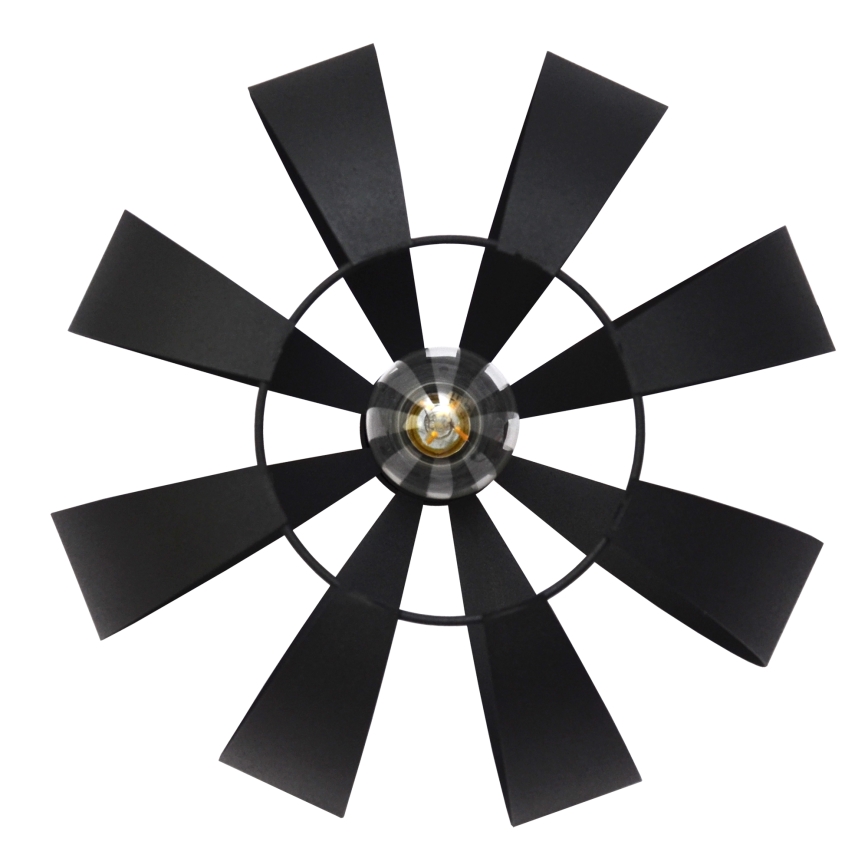 Hanglamp aan een koord NEWTON 1xE27/15W/230V zwart