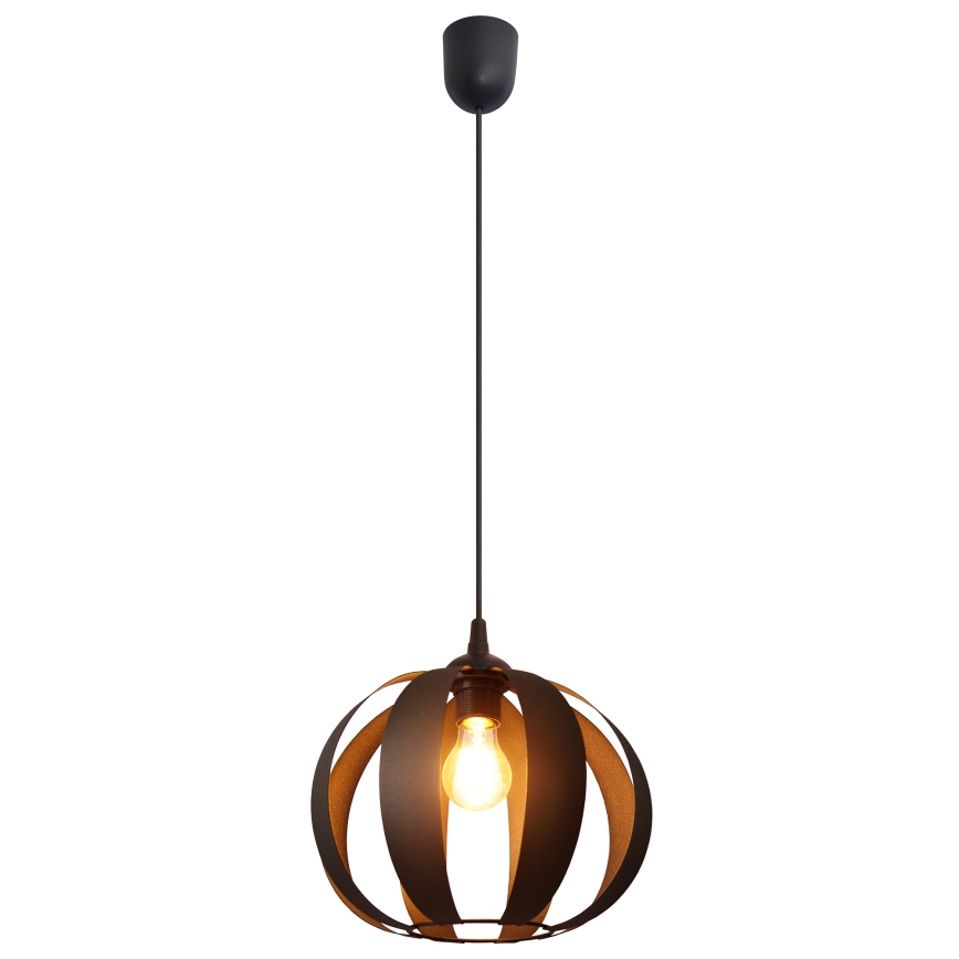 Hanglamp aan een koord NEWTON 1xE27/15W/230V zwart