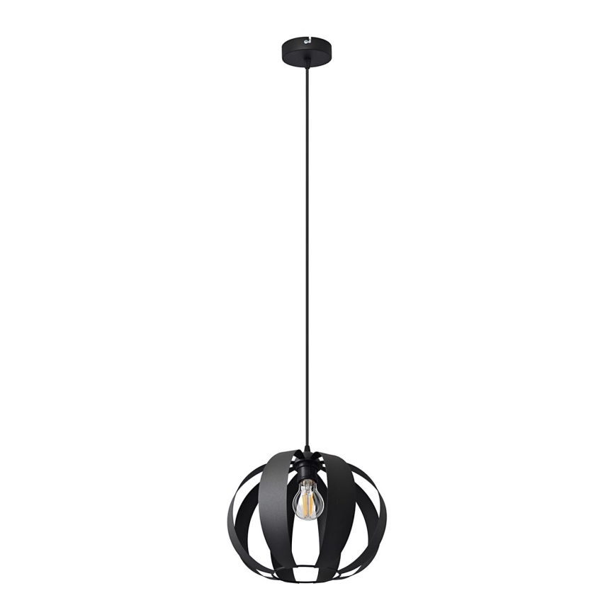 Hanglamp aan een koord NEWTON 1xE27/15W/230V zwart