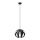 Hanglamp aan een koord NEWTON 1xE27/15W/230V zwart