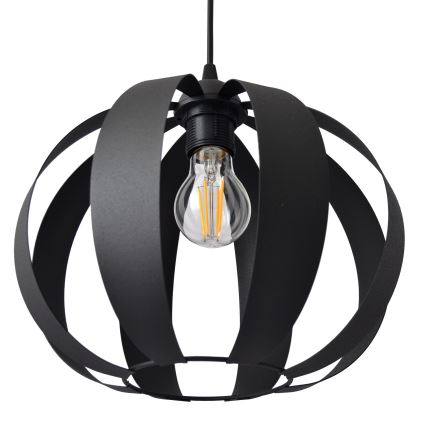 Hanglamp aan een koord NEWTON 1xE27/15W/230V zwart