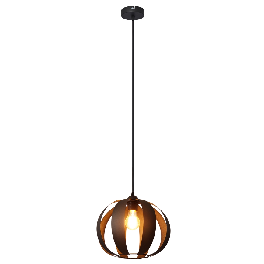 Hanglamp aan een koord NEWTON 1xE27/15W/230V zwart