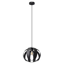 Hanglamp aan een koord NEWTON 1xE27/60W/230V zwart