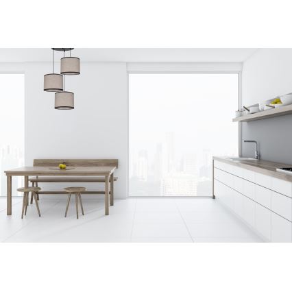 Hanglamp aan een koord NEXO 3xE27/60W/230V diameter 45 cm