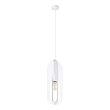 Hanglamp aan een koord NICUS 1xE27/15W/230V wit