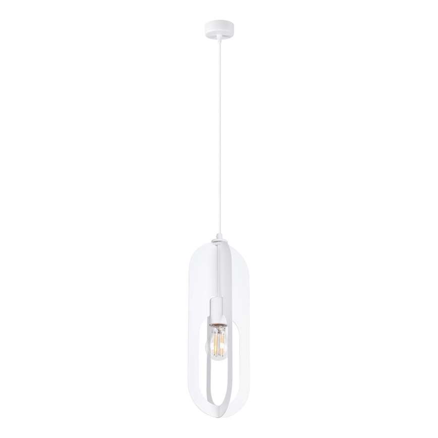 Hanglamp aan een koord NICUS 1xE27/15W/230V wit