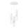 Hanglamp aan een koord NICUS 3xE27/15W/230V wit