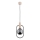 Hanglamp aan een koord NIKI 1xE14/10W/230V zwart/beige