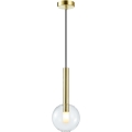 Hanglamp aan een koord NIKO 1xG9/9W/230V diameter 15 cm goud