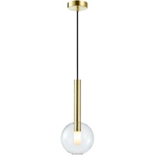 Hanglamp aan een koord NIKO 1xG9/9W/230V diameter 15 cm goud