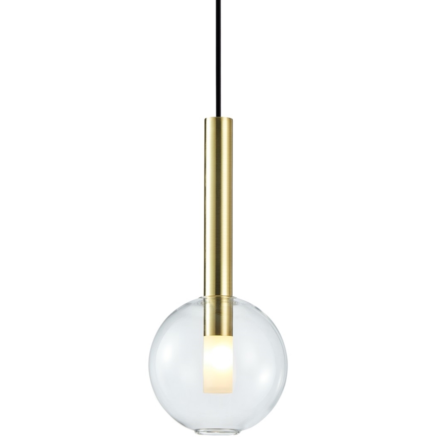 Hanglamp aan een koord NIKO 1xG9/9W/230V diameter 15 cm goud