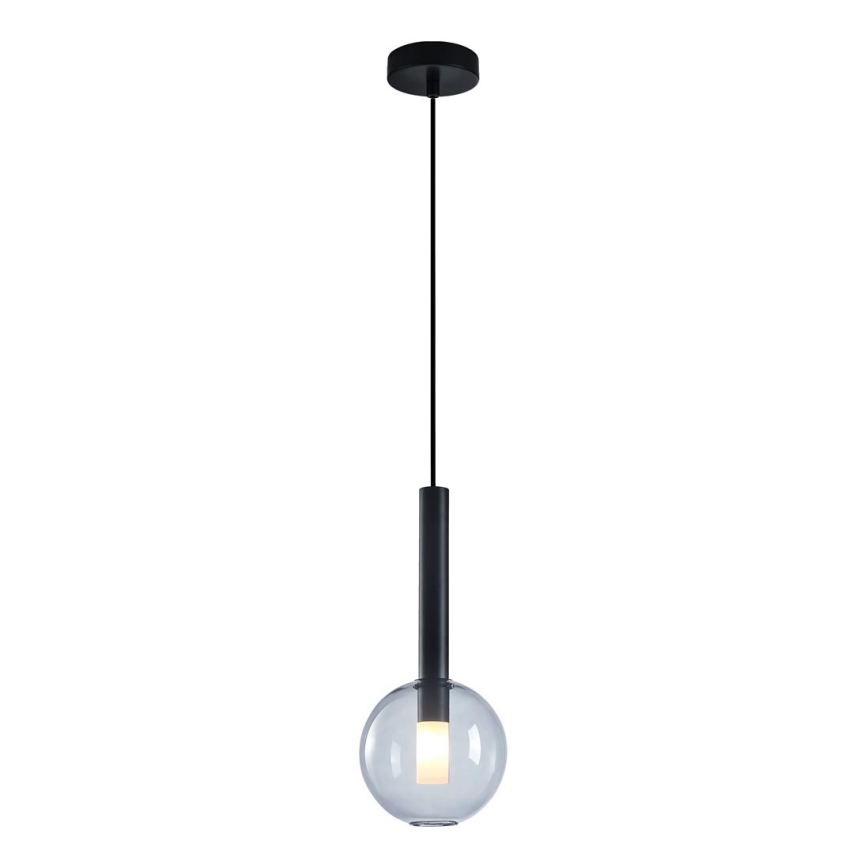 Hanglamp aan een koord NIKO 1xG9/9W/230V diameter 15 cm zwart