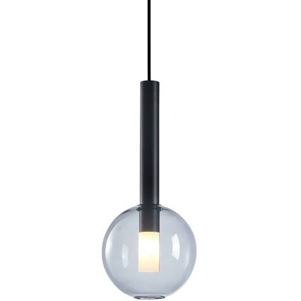Hanglamp aan een koord NIKO 1xG9/9W/230V diameter 15 cm zwart