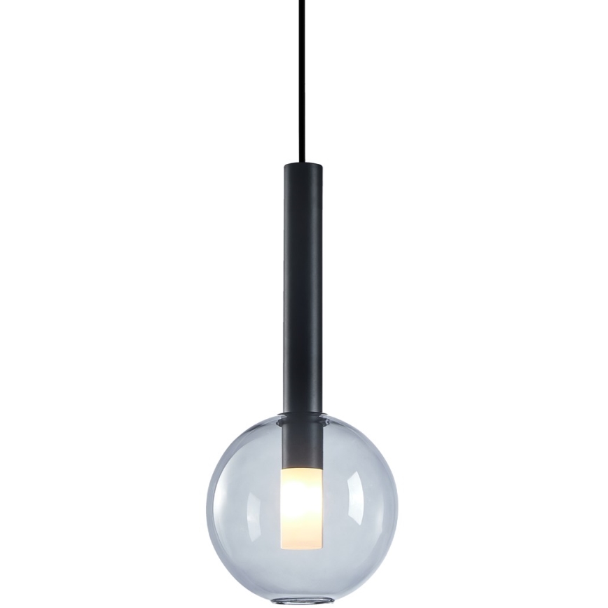 Hanglamp aan een koord NIKO 1xG9/9W/230V diameter 15 cm zwart
