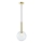 Hanglamp aan een koord NIKO 1xG9/9W/230V diameter 20 cm goud