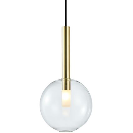 Hanglamp aan een koord NIKO 1xG9/9W/230V diameter 20 cm goud