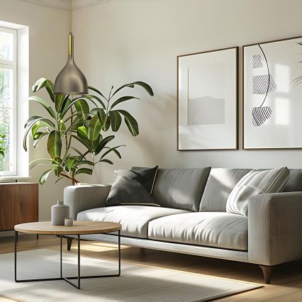 Hanglamp aan een koord NOAK 1xE27/15W/230V messing/goud