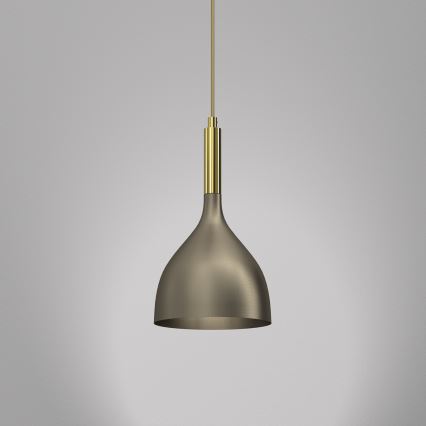 Hanglamp aan een koord NOAK 1xE27/15W/230V messing/goud