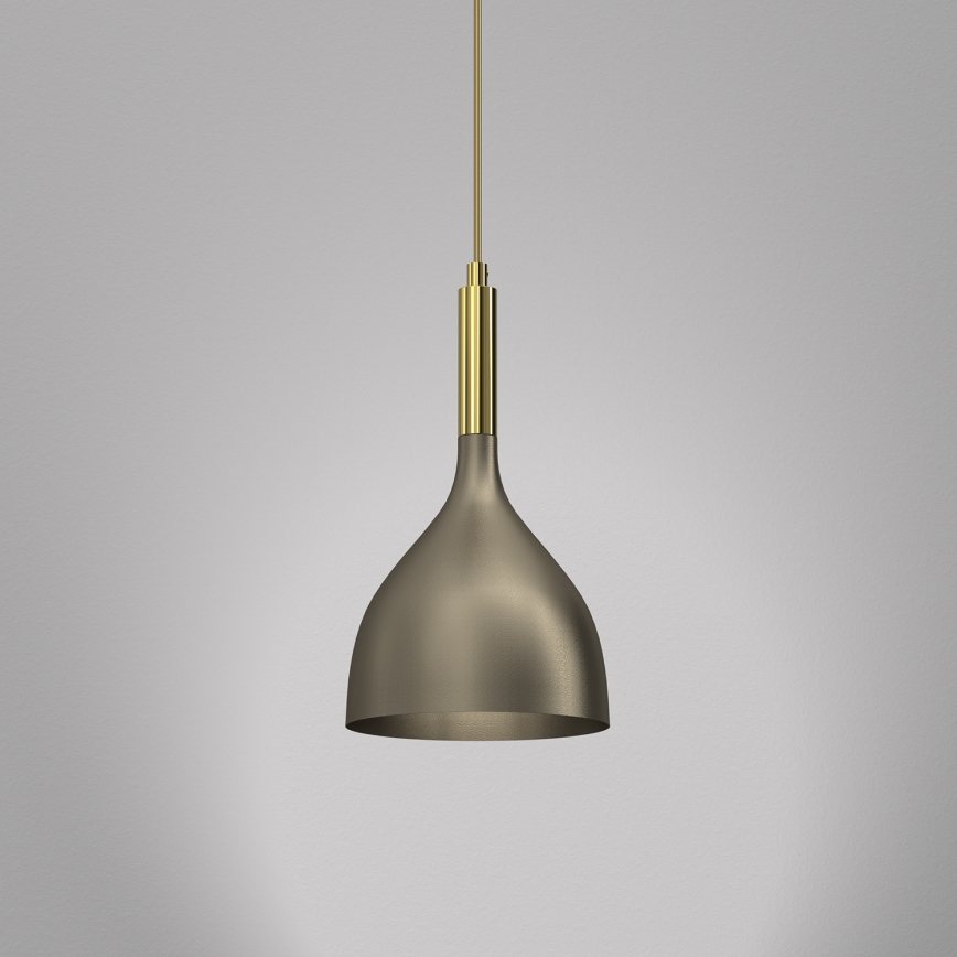 Hanglamp aan een koord NOAK 1xE27/15W/230V messing/goud