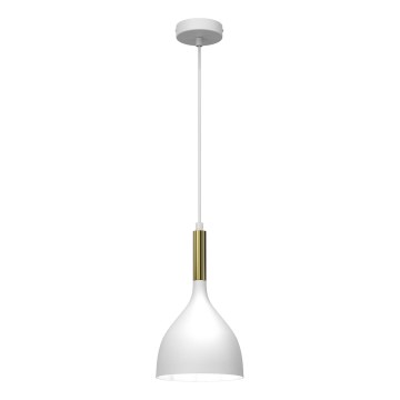 Hanglamp aan een koord NOAK 1xE27/15W/230V wit/goud