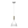 Hanglamp aan een koord NOAK 1xE27/15W/230V wit/goud