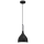 Hanglamp aan een koord NOAK 1xE27/60W/230V zwart/glanzend chroom 