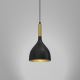 Hanglamp aan een koord NOAK 1xE27/60W/230V zwart/gouden