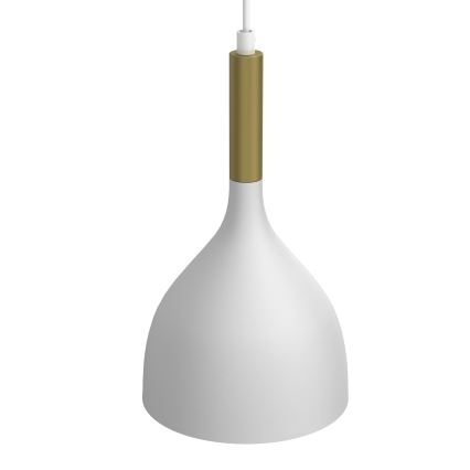 Hanglamp aan een koord NOAK 2xE27/15W/230V wit/goud