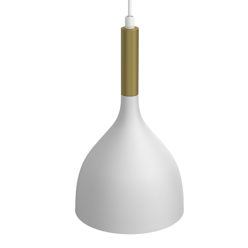 Hanglamp aan een koord NOAK 2xE27/15W/230V wit/goud
