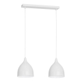 Hanglamp aan een koord NOAK 2xE27/15W/230V wit