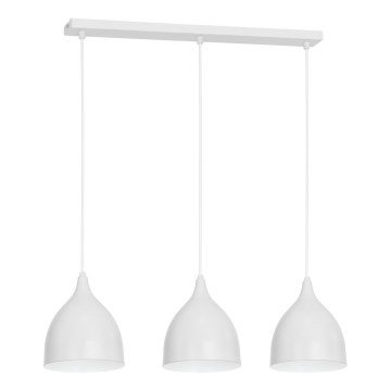 Hanglamp aan een koord NOAK 3xE27/15W/230V grijs