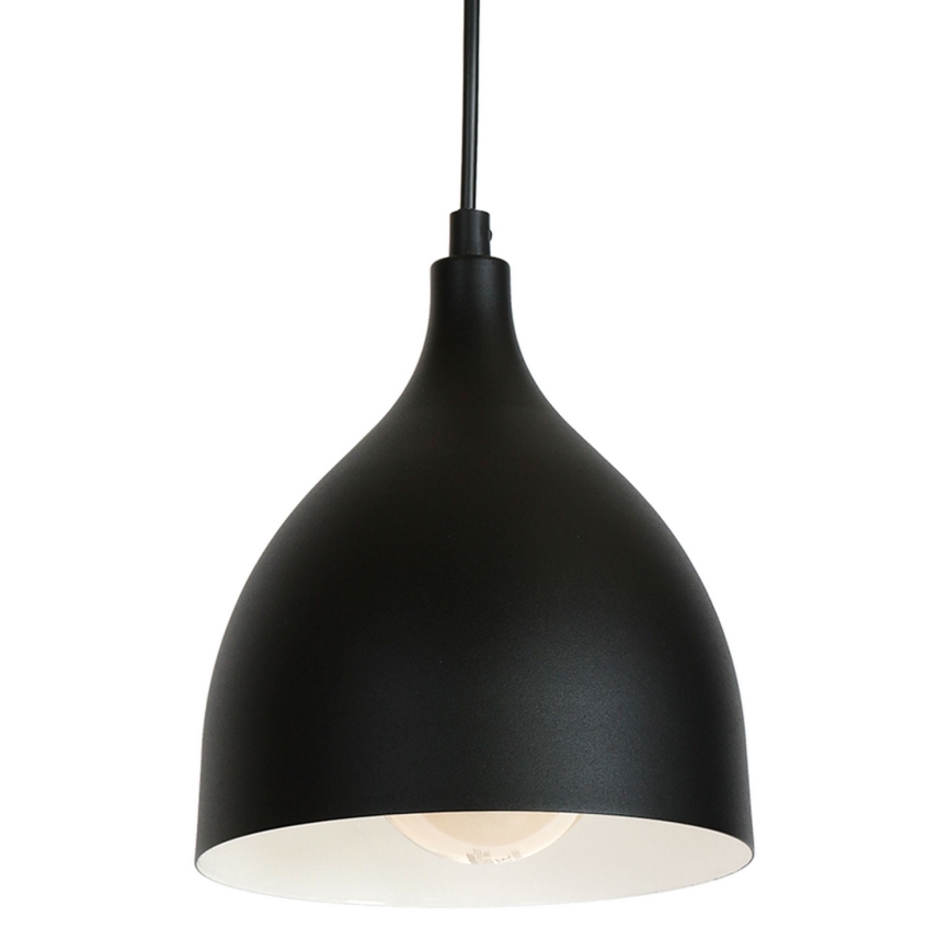 Hanglamp aan een koord NOAK 3xE27/15W/230V zwart