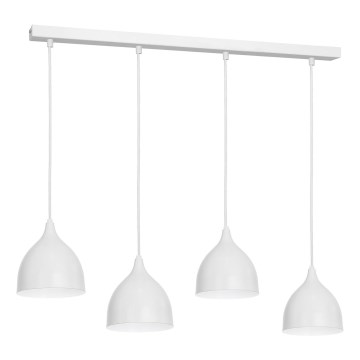 Hanglamp aan een koord NOAK 4xE27/15W/230V grijs