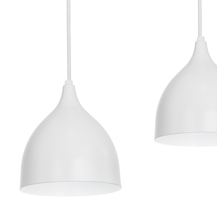 Hanglamp aan een koord NOAK 4xE27/15W/230V grijs