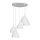 Hanglamp aan een koord NOAK 5xE27/15W/230V grijs