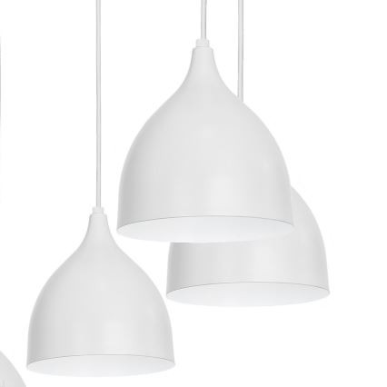 Hanglamp aan een koord NOAK 5xE27/15W/230V grijs